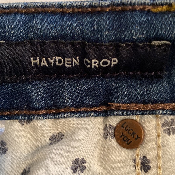 Lucky Brand Hayden Crop Skinny raw hem Medium wash Size 29 - Picture 9 of 16